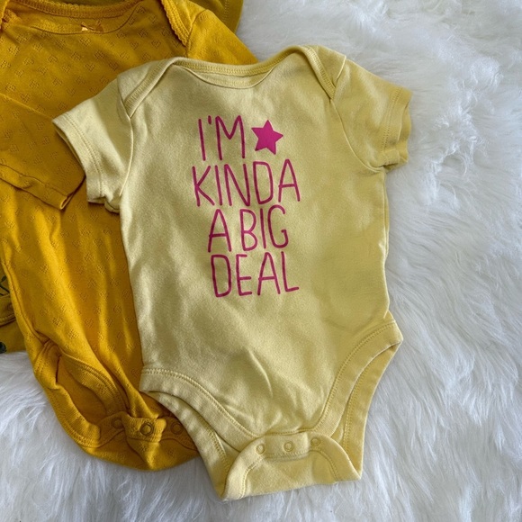 Baby Girl 3-6 Months Set of 3 Bodysuits​ - Picture 3 of 7